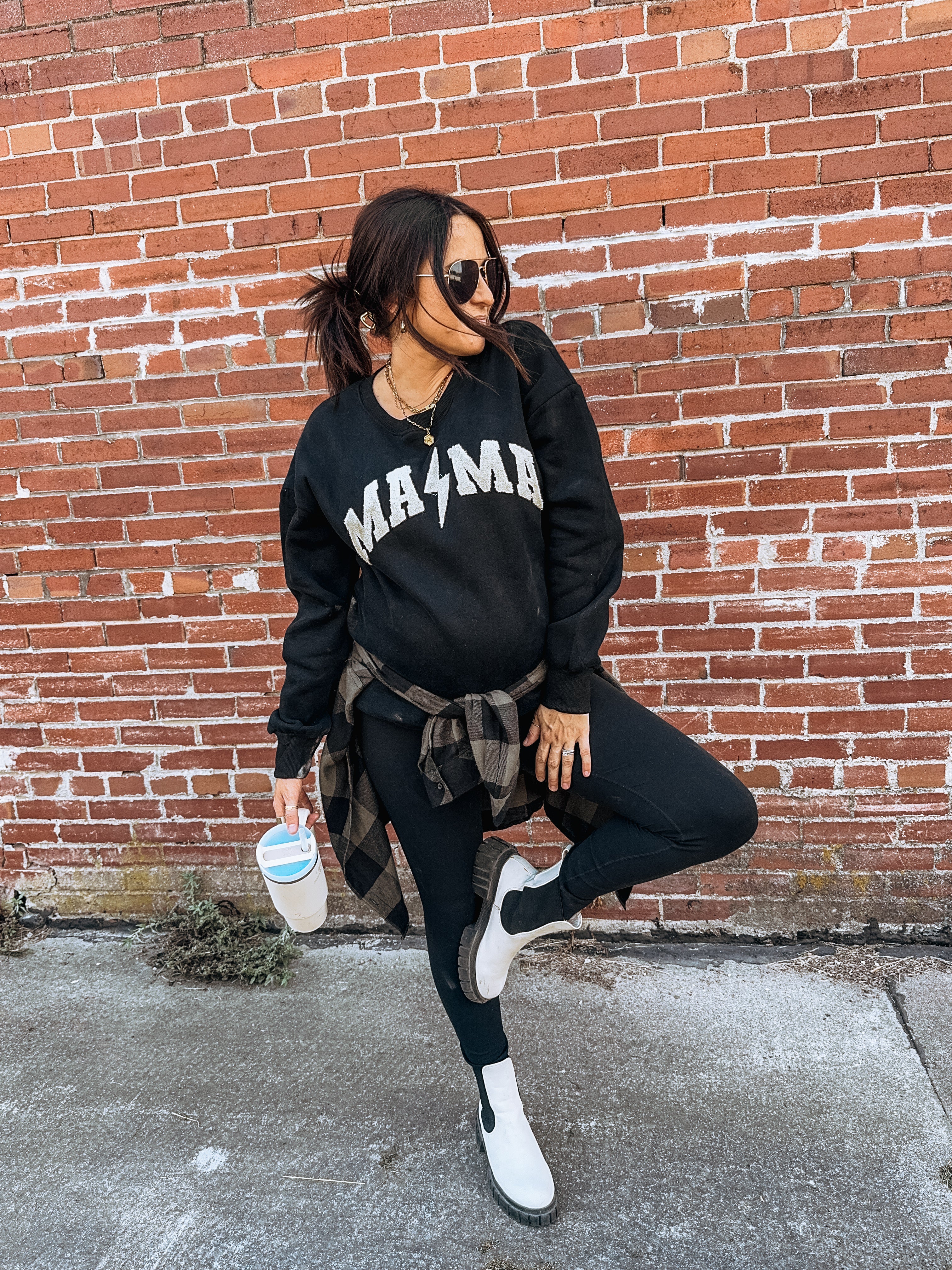 MAMA Sherpa Crewneck Sweatshirt