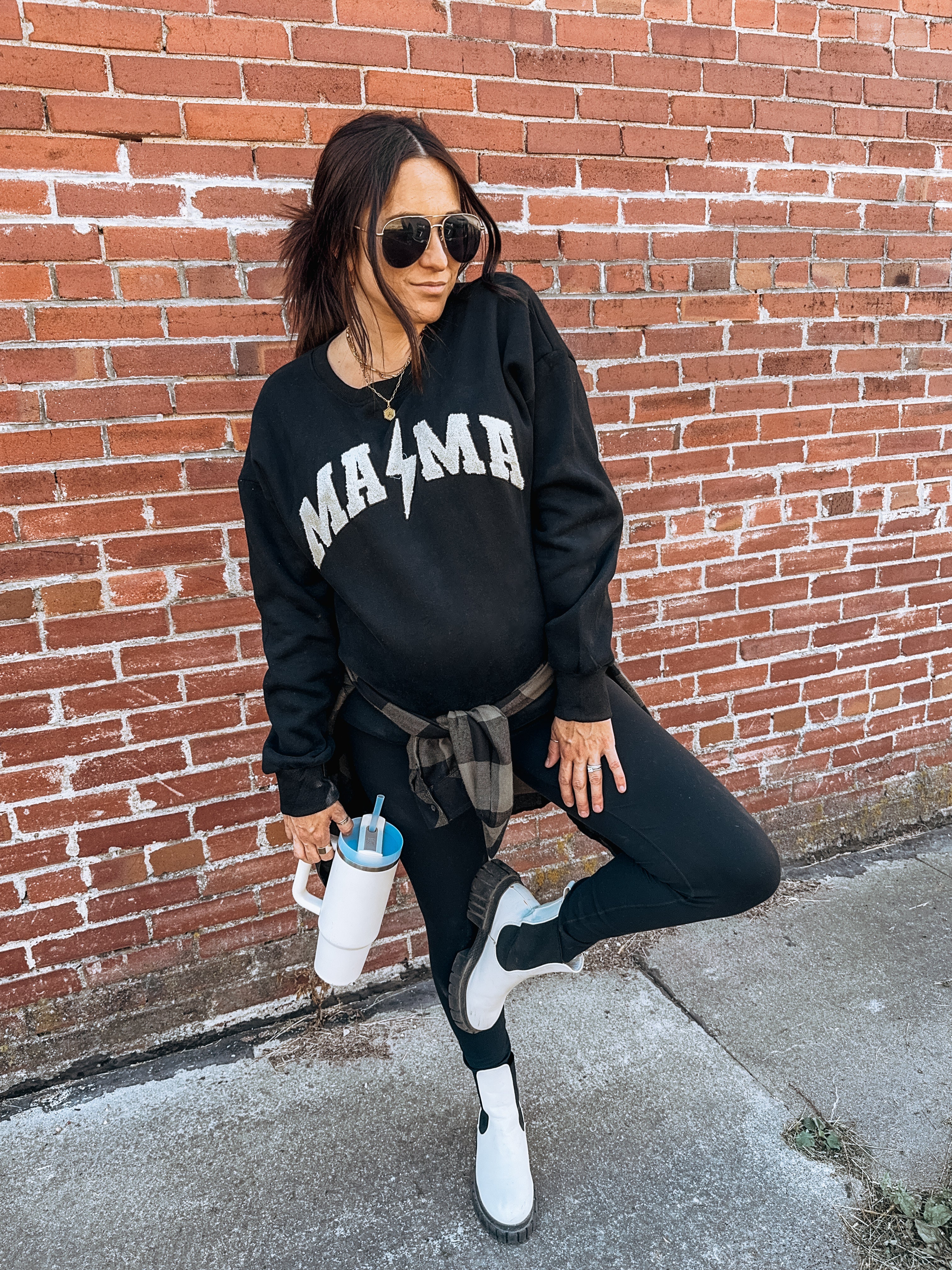 MAMA Sherpa Crewneck Sweatshirt