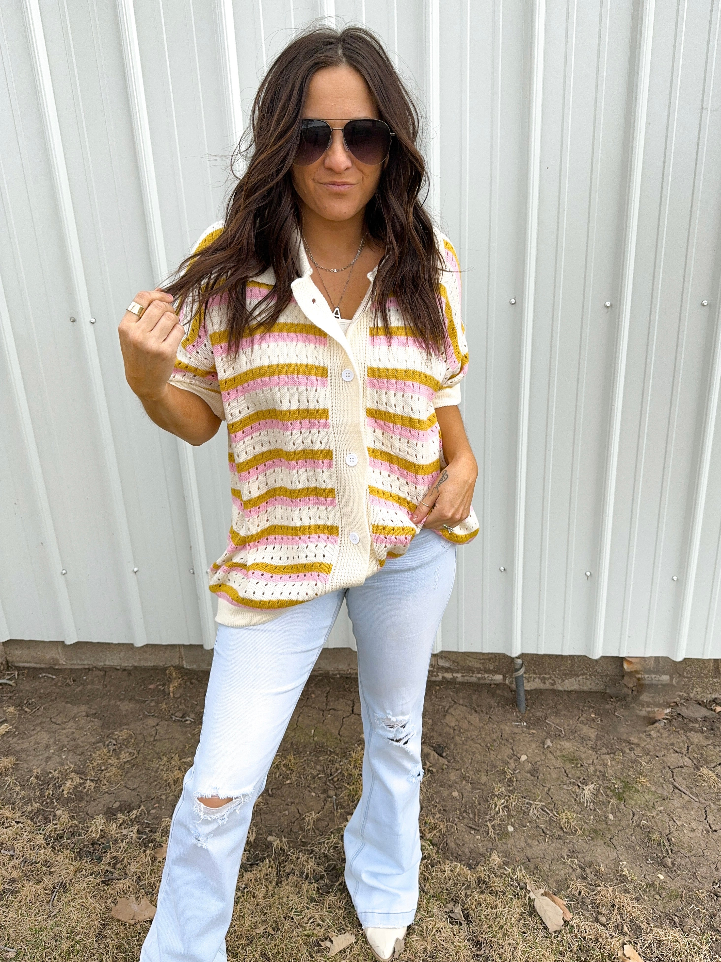 Easy To Miss Knit Spring Top