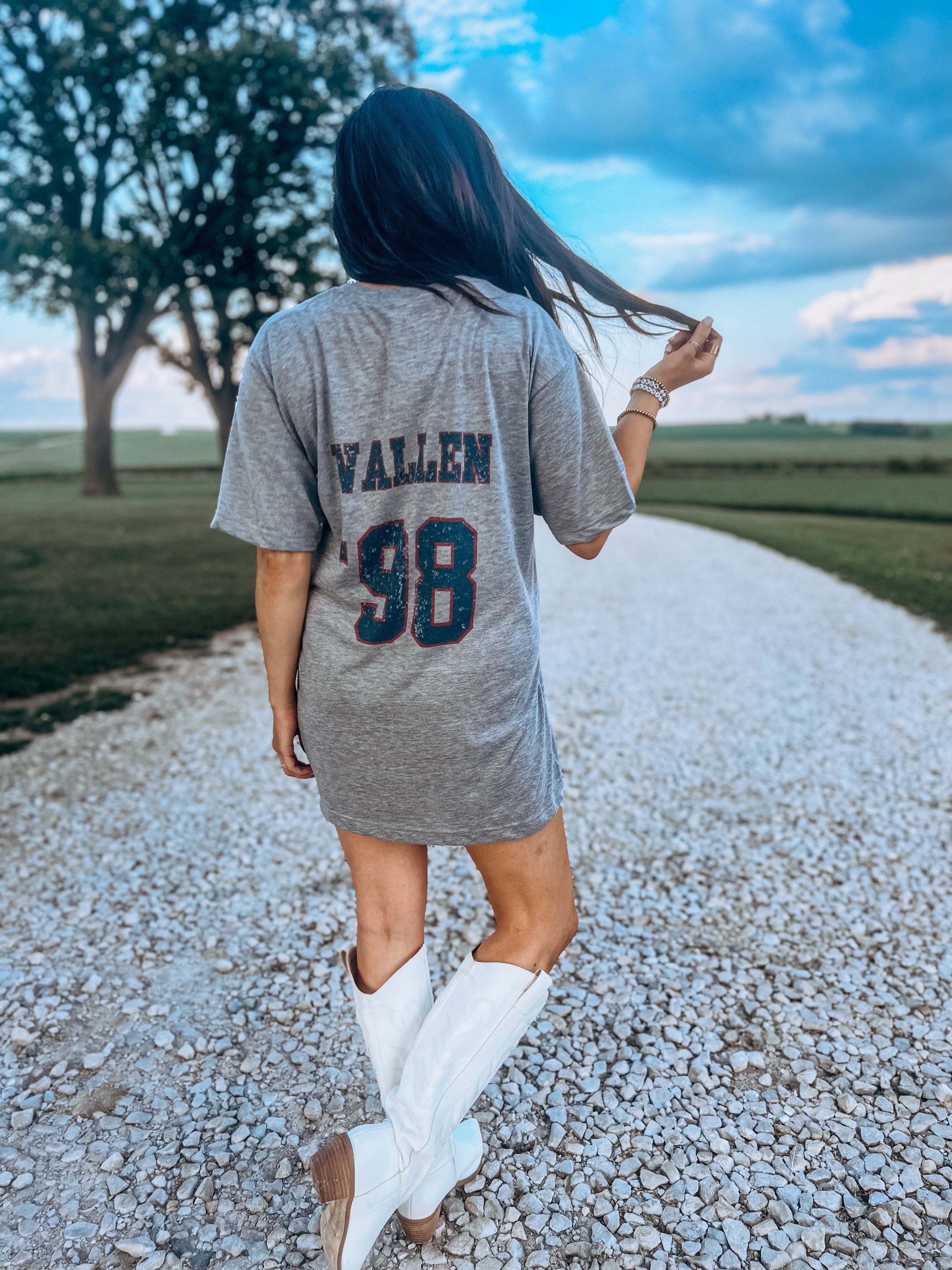 Sequin 98 Braves Jersey Cc Tee – Downtown Southern Outfitters